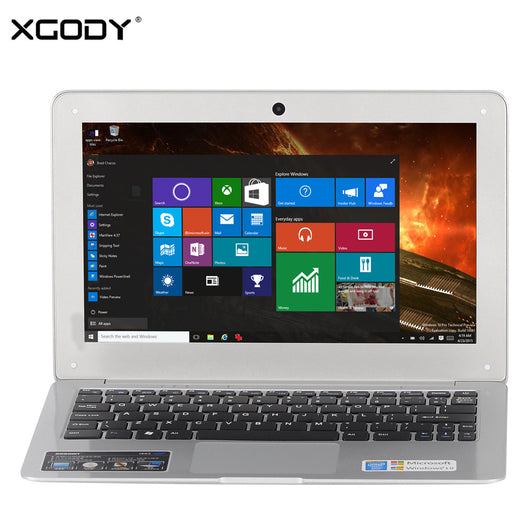 Notebook Computer 11.6 inch Windows 10, 2GB RAM 32GB ROM Intel Atom Z3735F 1.8Ghz WiFi OTG HDMI 10000mAh
