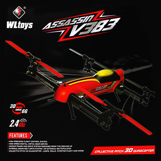Drone 500 Electric 3D 6CH RC Quadcopter with Brushless Motor