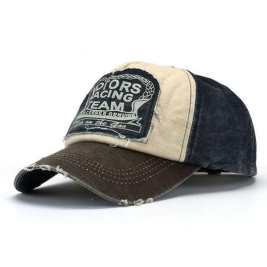Hat Snapback New Unisex Baseball Cap Cotton Adjustable Motorcycle Cap Edge Grinding Do Old Hat hip hop cap
