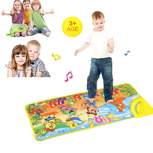 Children Animal music carpet keyboard Music Instrument Singing Gym Carpet Mat