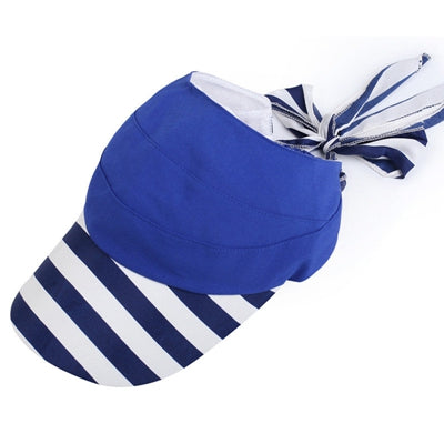 Hat women Wide Brim Visor Sun,UV Protection Cotton Striped,Block Beach Pool Hat