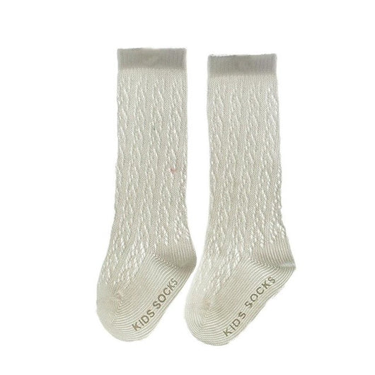 Baby Boys Girls Knee High Solid Long Sock 1 Pair