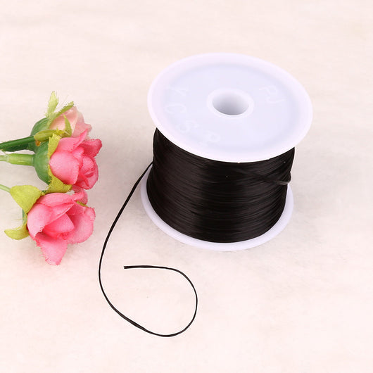 String Transparent Stretch Elastic Line Beading Cord Spool 0.8mm 60M