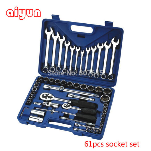 Socket set 61pcs (1/4