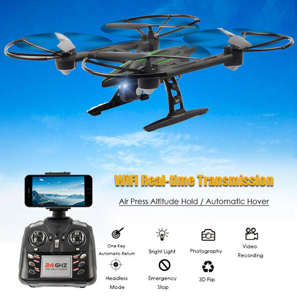 Drone JXD 510W RC Quadcopters WIFI FPV 0.3MP Camera 2.4GHz 4CH 6 Axis Gyro