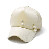 Hat Faux Fur Olivet Ball Beaded Baseball Caps Nice Pleuch Fancy Pink Color Adjustable