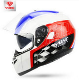 Double lenses undrape face motorcycle helmet winter open face motorbike helmets