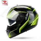 Double lenses undrape face motorcycle helmet winter open face motorbike helmets