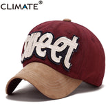 Hat Young Lady Washed Cotton Adjustable Sweet Suede Baseball Caps Autumn Faux Leather Wine Pink Hat