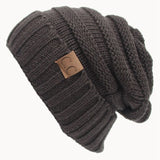 Hat Fashion Casual Labeling Knitted Wool Hat