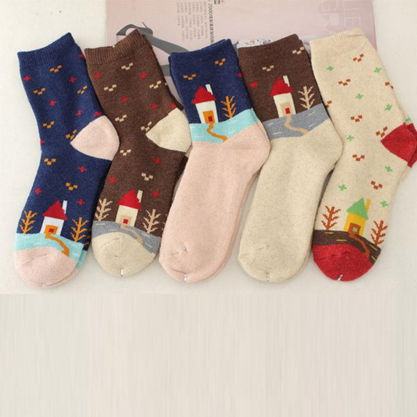 Winter Wool Thick  Socks for Womens 1 Pcs