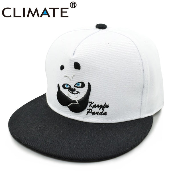Hat Cute Cartoon Panda Adjustable Hiphop Snapback Cap Unisex