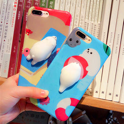 Mobile Phone 3D Cartoon Animal Shell