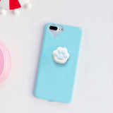 Squishy Cat Claw Case for iPhone 6 6S 7 Plus