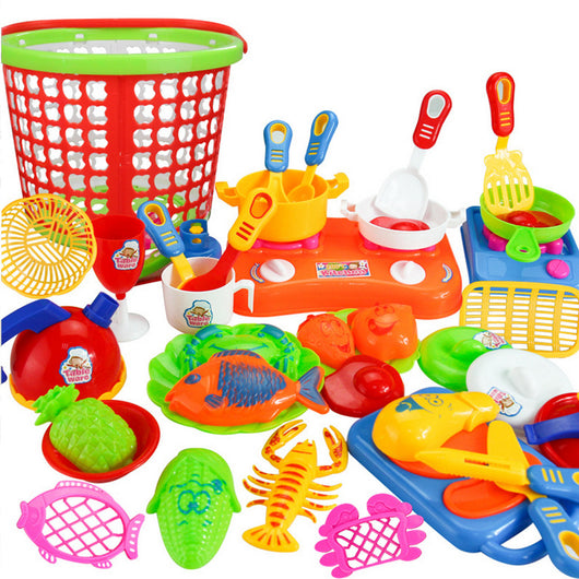Plastic Children Kitchen Play Set