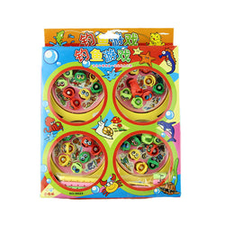 Electric Rotating Magnetic Magnet Fishing Educational Toys for children