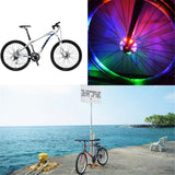 Cycling Wheel Spoke Light Lamp 8 LED Lights