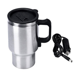 Car Stainless Steel Car Heating Kettles Cup DC 12V