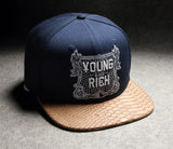 Hat Embroidery Snakeskin Brim Hip Hop Cap Casual Baseball Caps Snapbacks Hats For Unisex