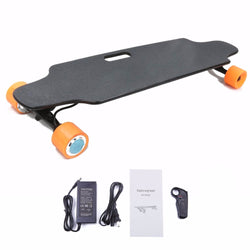 Long wood Board 4 Wheels Maple 2.4G Frequency Wireless Skateboard With Remote Control