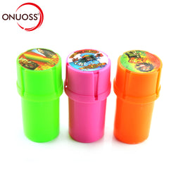 Weed Tobacco Grinder Plastic With Sharp Teeth Can Collected 47mm 3 Parts