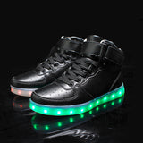 Shoes Golden / Silver LED Sneakers - Shoes