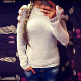 Women Autumn Sexy Knitted Sweater