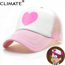 Hat Girl Pink Mesh Summer Trucker Caps Gravity Falls Mabel Dipper Cosplay Caps