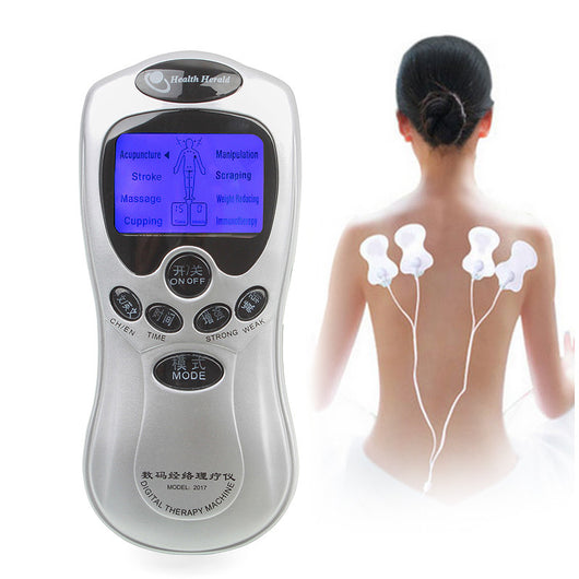 Electric Therapy Massageador 4 Electrode Health Care Tens Acupuncture  Machine