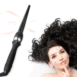 Electric Hair Curly Iron Single Tube Ceramic Glaze Pear Flower Cone