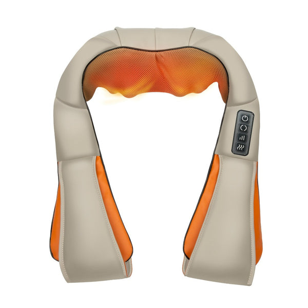 Electrical Infrared 3D U Shape Shiatsu Back Neck Shoulder Body Massager for Home & Car