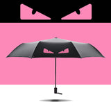 Sunny and Rainy Umbrella three Folding Princess Umbrellas Female Parasol