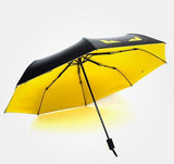 Sunny and Rainy Umbrella three Folding Princess Umbrellas Female Parasol