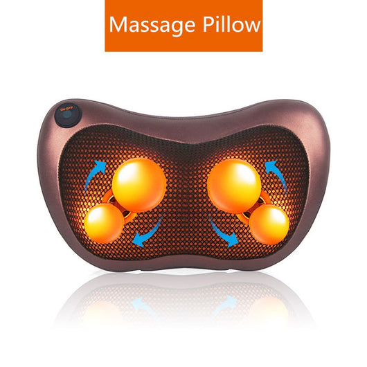 Neck Relaxation Pillow ,Electric Shoulder Back Massage Vibrator With Heating