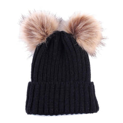 Hat Women Fashion Keep Warm Winter Hats Knitted Wool Hemming Winter Hats