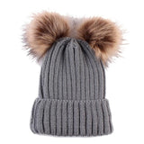 Hat Women Fashion Keep Warm Winter Hats Knitted Wool Hemming Winter Hats