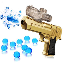 electric repeating water absorbing bullet  gun toy ,range 11-13mm