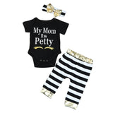 Newborn Baby Girls Clothes 3Pcs