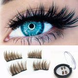 natural false eyelashes thick 3D mink eyelash,non magnetic fake lashes long mink eyelashes 1 Pair