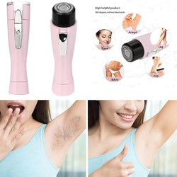 Women Waterproof Shaver,Body Hair Removal Razor Trimmer Facial Depilation