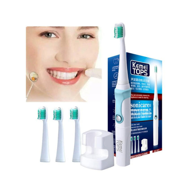 Rechargeable Battery Toothbrush with 3 Brush Heads Oral Hygiene Health Products