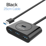 Ugreen USB 3.0 HUB Super Speed External 4 Port Usb Splitter with Micro Usb Interface for Macbook Air Laptop PC Computer Usb Hubs