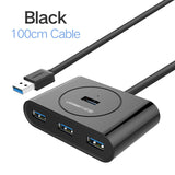 Ugreen USB 3.0 HUB Super Speed External 4 Port Usb Splitter with Micro Usb Interface for Macbook Air Laptop PC Computer Usb Hubs