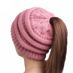 Hat Fashion Knitted Beanie Winter Skullies Beanies Warm Women Cancer Hat