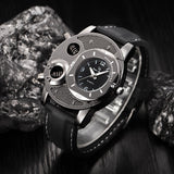 Sports Quartz Watch,Thin Silica Gel Students for Men