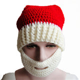 Hat Knitting Cap Warm Ear Christmas  Hat Brown