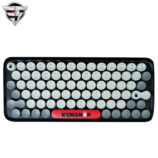 Bluetooth Keyboard Wireless Backlit Round button for ipad/Iphone/Macbook/PC computer/Android Tablet