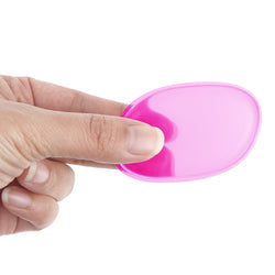 TESTClear Silicone Makeup Applicator Sponge Puff for BB CC Cream Foundation Concealer Blending Cosmetics Blender