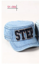 Hat Jean Flat Young Women Fashion Step Caps 48-58cm